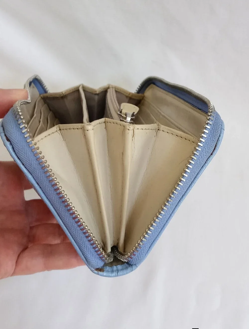 Coach Peyton Signature Accordion Zip Around Wallet